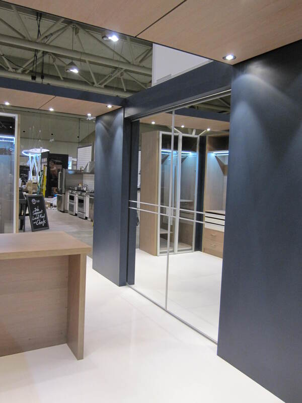 showroom design, show booth design, International Design Show 2012, Toronto, Komandor Canada, Closets and Doors